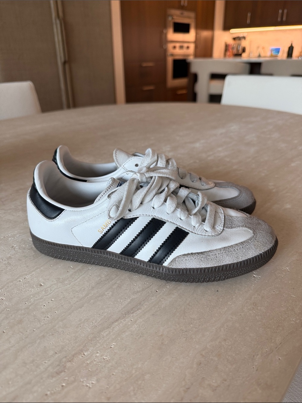 adidas White and Black Classic Sneakers
